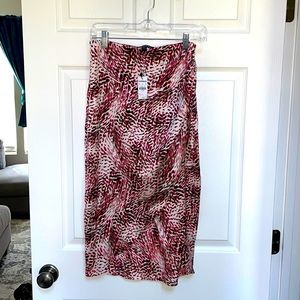 Express Ruched High Waisted MIDI Skirt - NWT